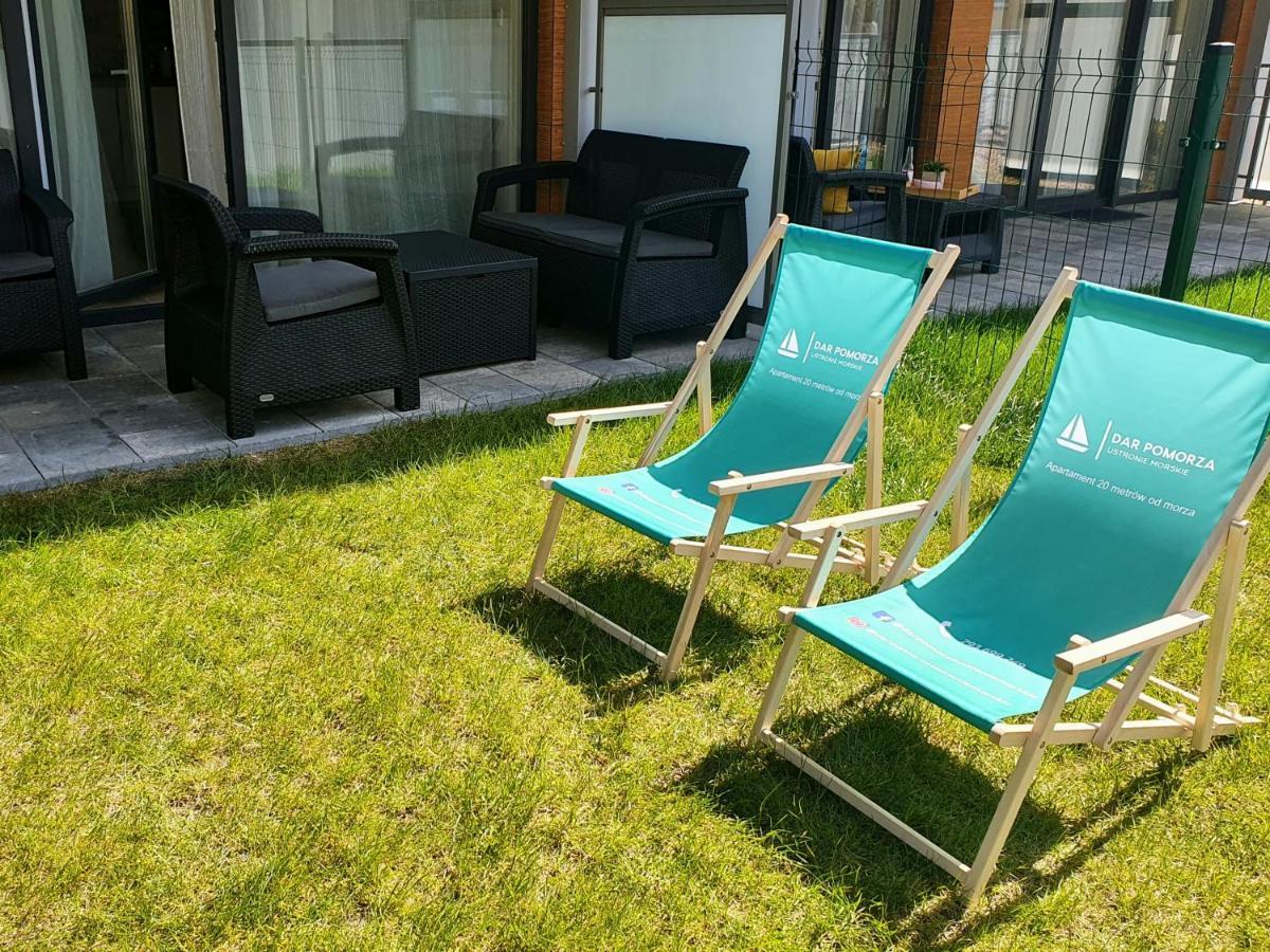 Apartament Dar Pomorza 20M Do Plazy Ustronie Apartments อุสตรอเนียมอร์สเกีย ภายนอก รูปภาพ